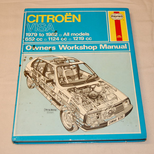 Owners Workshop Manual Citroën Visa 1979-1982